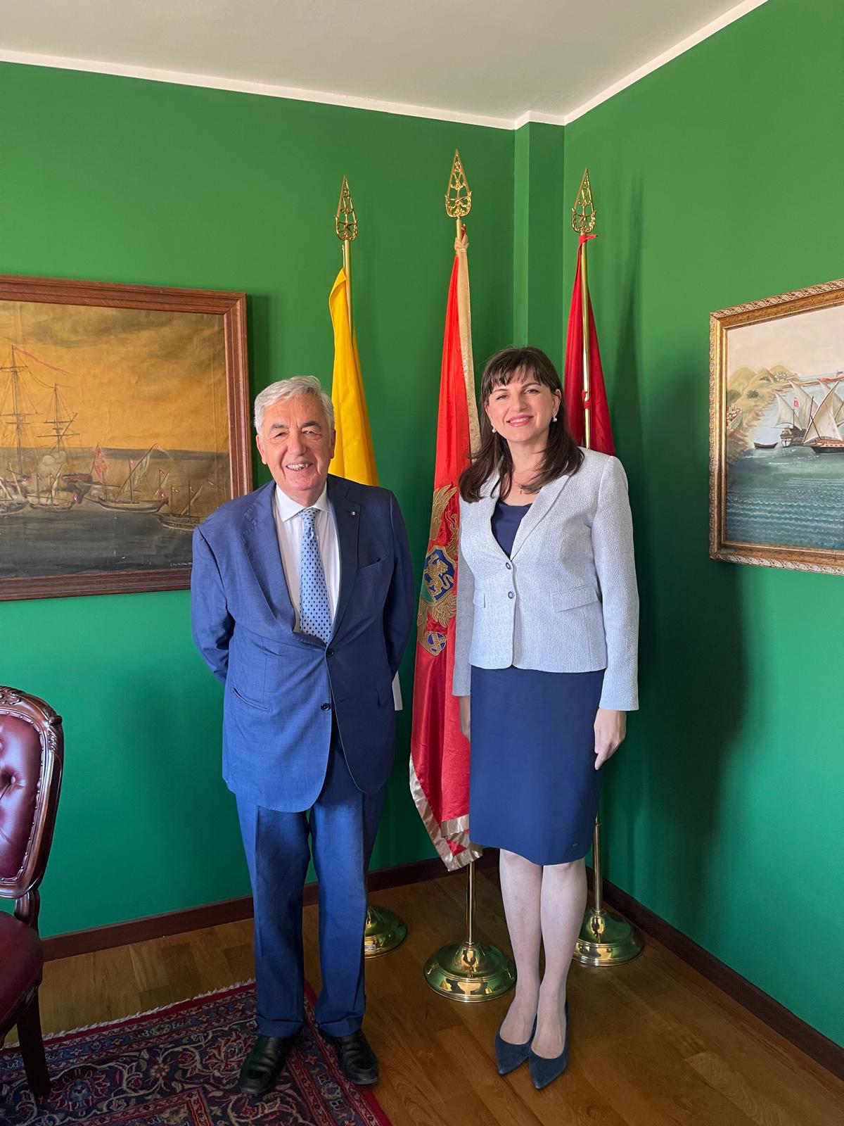 Ambassador Meets Newly Appointed Chargé d’Affaires of the Embassy of Montenegro to the Holy See and the Sovereign Order of Malta